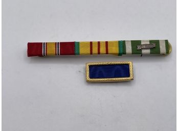 Vintage WWII Ribbon Bar Pins