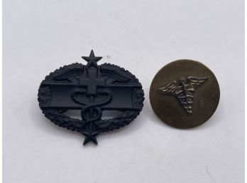 Vintage US Military Medic Pins