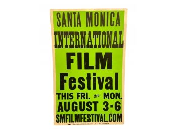 Vintage Santa Monica International Film Festival Poster