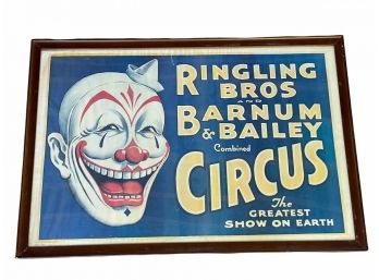 Vintage Ringling Bros And Barnum & Bailey Circus Poster