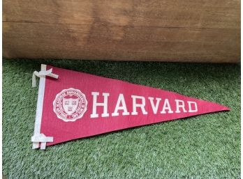 Vintage Harvard Felt Pennant