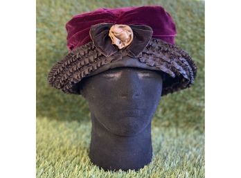 Vintage Velvet Hat