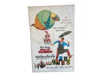 Vintage 1962 ORIGINAL Son Of Flubber Movie Poster - (70/275)