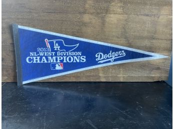 2014 Dodgers NL West Division Champions Pennant