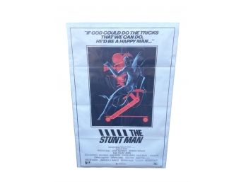 PETER O'TOOLE - Vintage 1980 ORIGINAL' The Stunt Man' Movie Poster