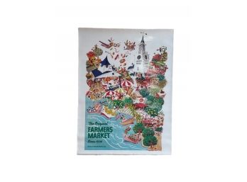 Vintage The Original Farmers Market Poster