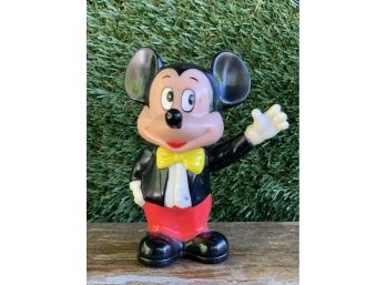 Vintage Mickey Mouse Disney Plastic Figurine