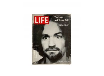 Vintage Life Magazine - Issue 1969 Charles Manson