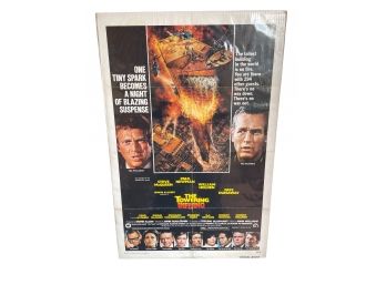 Vintage 1974 ORIGINAL Towering Inferno Movie Poster - (74/341)