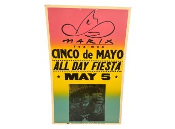 Vintage Cinco De Mayo All Day Fiesta Poster
