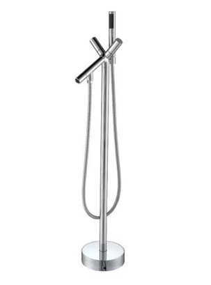 ANNZI Havasu 2-handle Claw Foot Tub Faucet With Hand Shower Polished Chrome