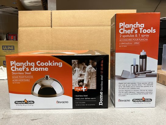Plancha Grills Brand Chef's Tools And Dome Set
