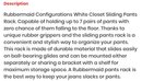 Rubbermaid Configurations White Closet Sliding Pants Rack