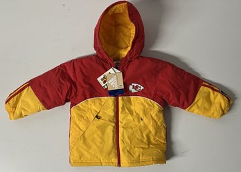 Addidas Kansas City Chiefs Kids Winter Jacket Size 4