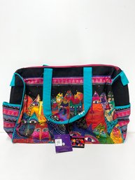 Laurel Burch Travel Bag Zipper Top 21' X 8' X 16'