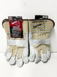 Boss Stallion Side Split Leather Palm Gloves - Large