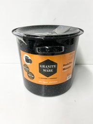 Granite Ware 15.5 Qt Stock Pot With Steamer Insert