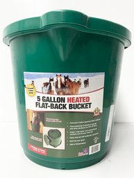 5 Gallon Heated Flat Back Bucket