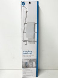 IDesign Over Door Towel Rack, Chrome