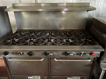 10 Burner Range With Convection Oven