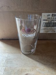 Youngs Brand Beer Glasses