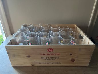 Miscellaneous Box Of Beer Glasses