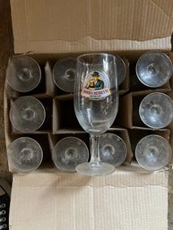 Birra Moretti Brand Beer Glasses