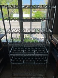 7 Shelf Metal Wine Rack