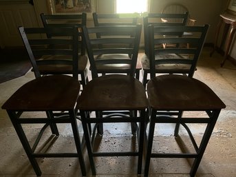 Bar Height Style Metal Chairs