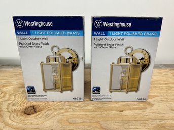 Westinghouse Polished Brass Wall Lights