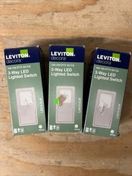 Leviton 3-way LED Lighted Switches