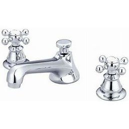 Water Creation American 20th Century Classic Widespread Lavatory Faucet Chrome F2-0009