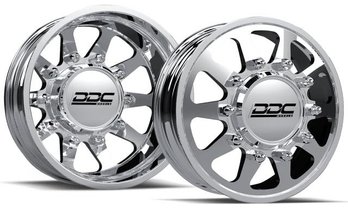 DDC Wheels Dually Rim Polished Size 22' X 8.25'