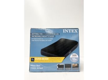 INTEX Dura-beam Standard Pillow Rest Classic Airbed 10in TWIN