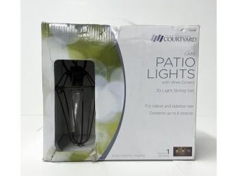 Patio Light Set Clear Retro Cafe 10-Ct.