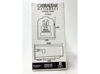 GIBRALTAR Mailbox Plastic Medium Capacity (white)
