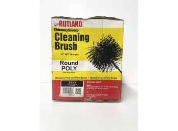 Rutland Chimney Sweep Cleaning Brush Round Poly
