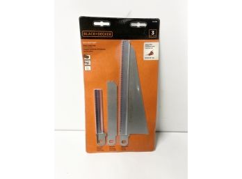 Black Decker Replacement Blade Set For Electric Hand Saw