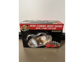 Save Your Reptiles ZOO MED (mini Combo Deep Dome Dual Lamp Fixture)