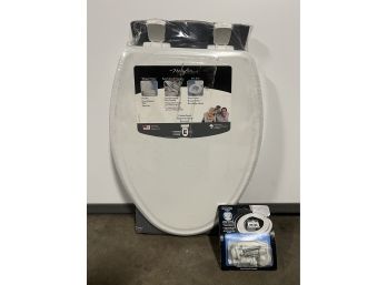 Mayfair Toilet Seat With A Mayfair STA-TITE Nobs