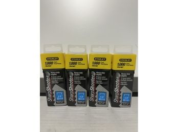 Stanley 1000 Cont. Pcs TRA708T (heavy Duty Staples (1/2'- 12mm) Pack Of 4 Units
