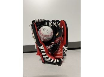 Rowlings R Baseball Glove For Ages 3-5 (includes Softball)
