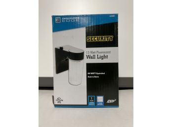 Designers Edge Security 13 Watt Fluorescent Wall Light