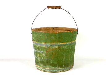 Antique Green Bucket