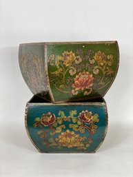 Hand Painted Chinese Buckets