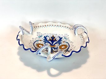 Italian Ceramic Bowl Signed Deruta