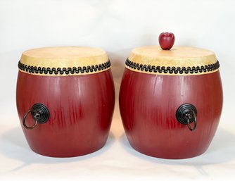 Two Chinese Taiko Drums