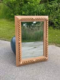 Mirror With Hand Carved Frame