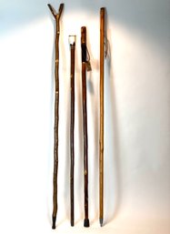 Four Shillelagh Walking Sticks
