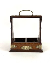 19th C Decantor Tote